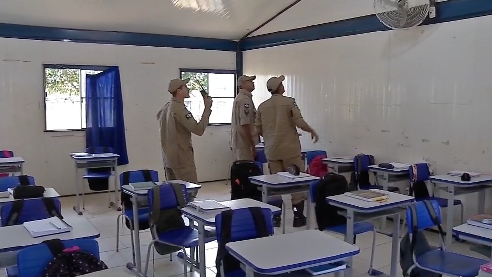 Contêineres usados como salas de aula em Sinop são interditados após vistoria 4