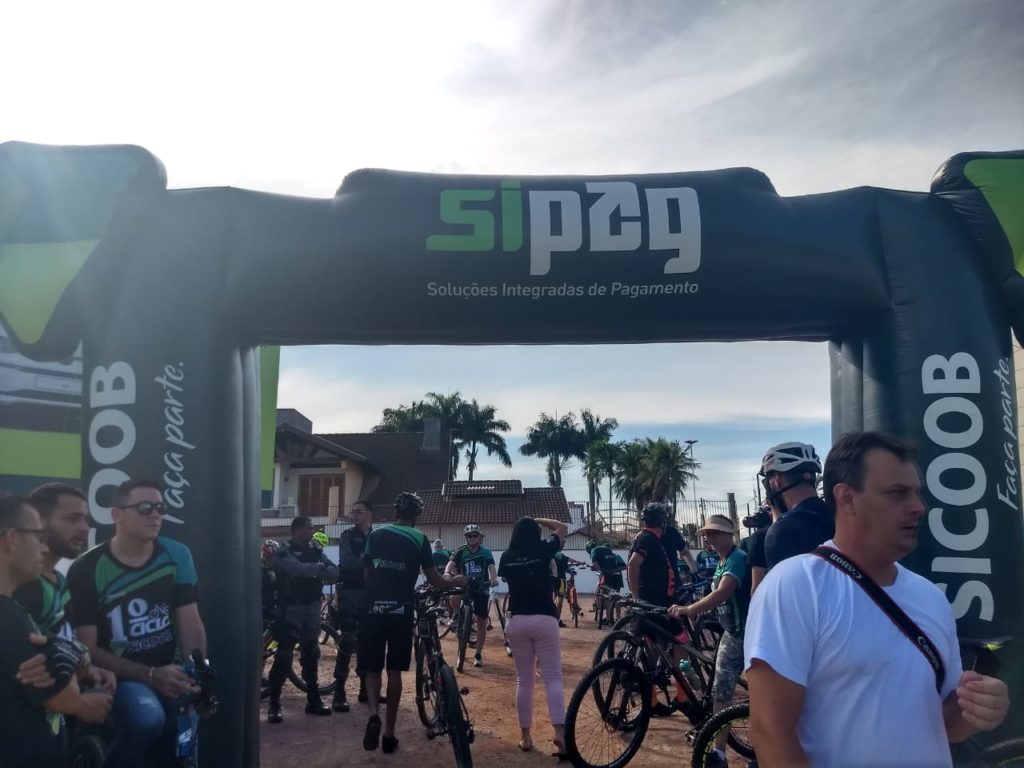 1º Ciclo Sicoob realizado em parceria com a Passa Tempo Bike