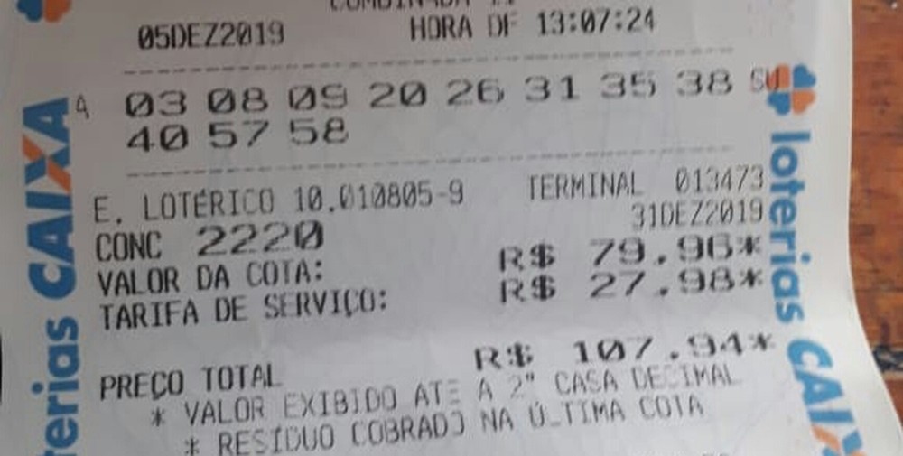 Mato-grossenses ganham R$ 76 milhões na Mega da Virada 2