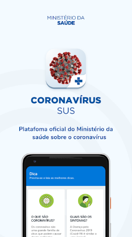 Aplicativo brasileiro orienta população sobre o Coronavírus