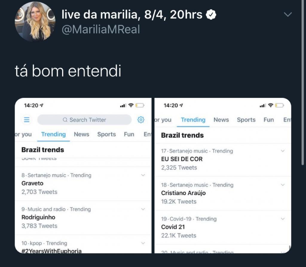 Fãs já aguardam live de Marília Mendonça no canal da cantora no Youtube, "Hoje vai ser uma live histórica" 10