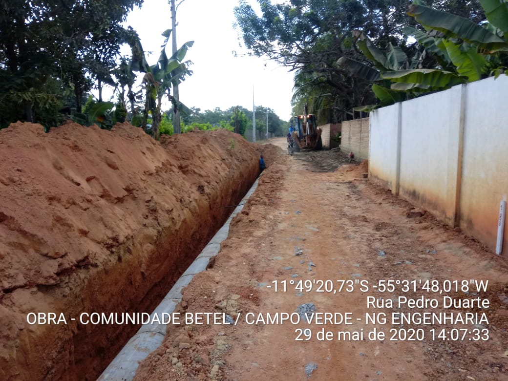 Prefeitura inicia obra de asfaltamento no Campo Verde e Comunidade Betel 1