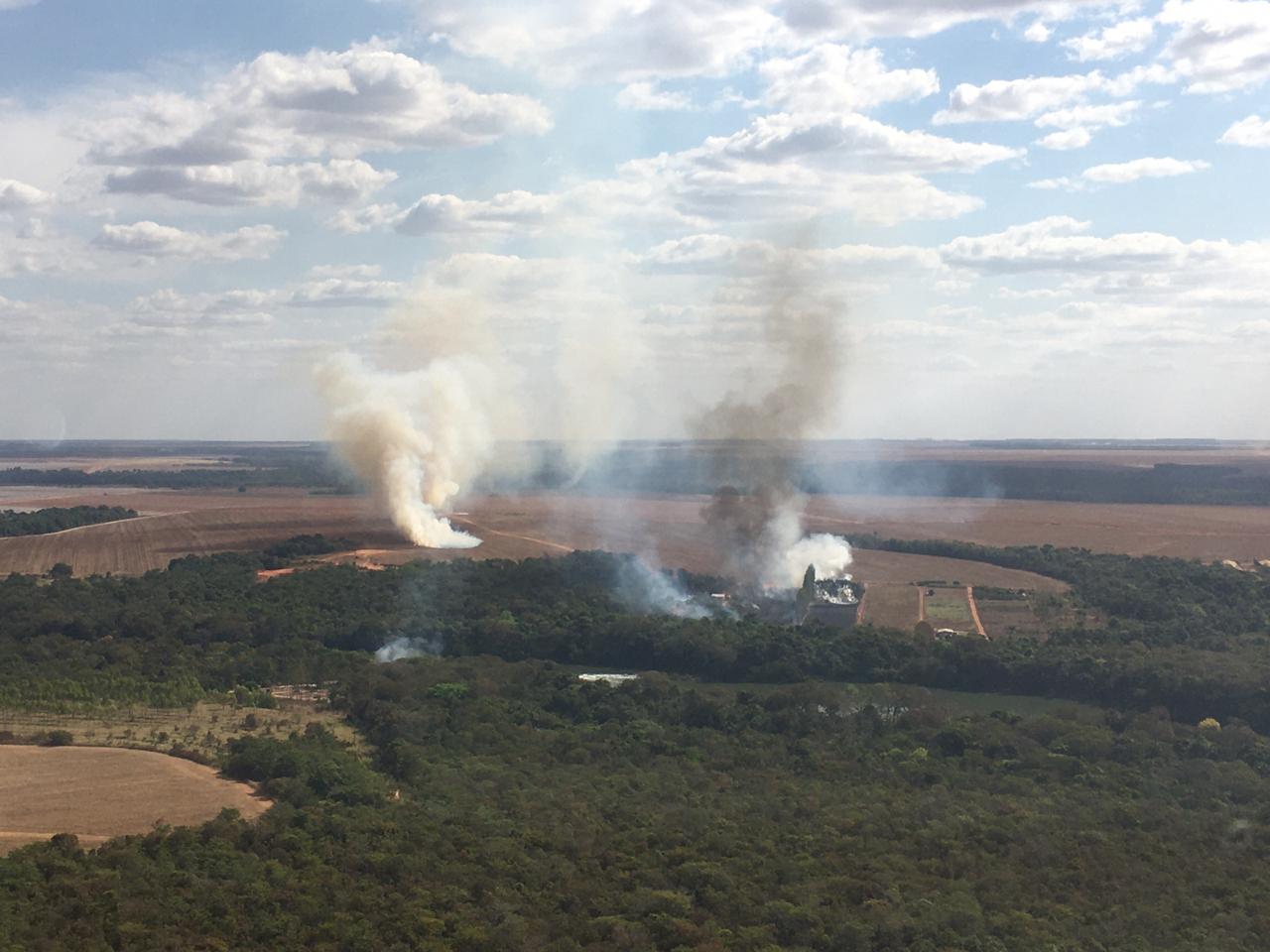 Incêndio Florestal atinge 17 hectares e é combatido em ação conjunta