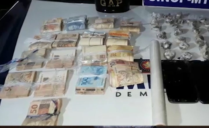 Grupo criminoso é preso com mais de R$ 16 mil em dinheiro