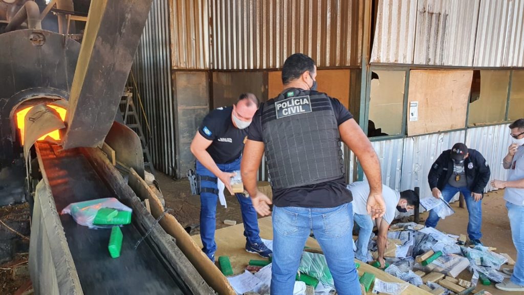 Mais de 290 quilos de drogas são incinerados em Sinop