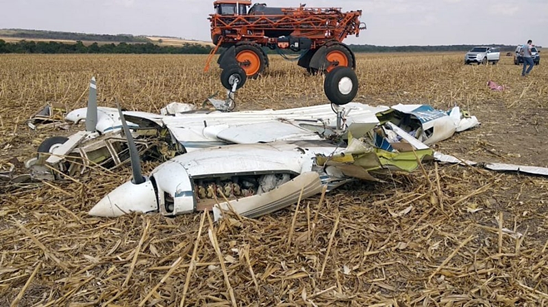 Piloto morre em queda de avião em fazenda no município de Nobres 7