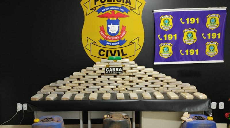 Mais 102 kg de pasta base de cocaína são apreendidos em Nova Mutum 1