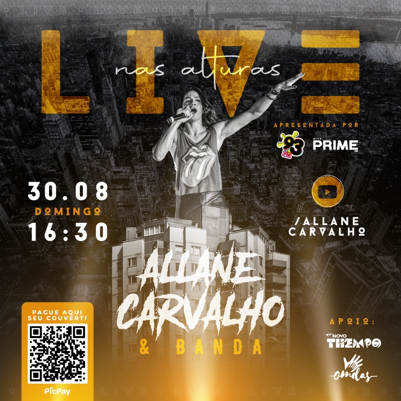 Cantora Sinopense Allane Carvalho fará de "Live nas Alturas"