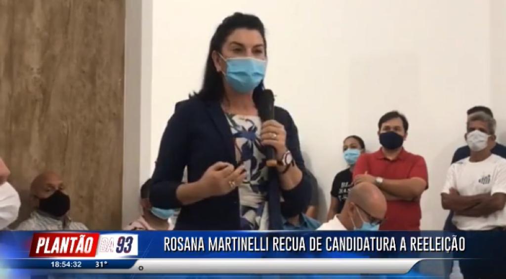 Prefeita de Sinop, Rosana Martinelli, desiste de disputar reeleição