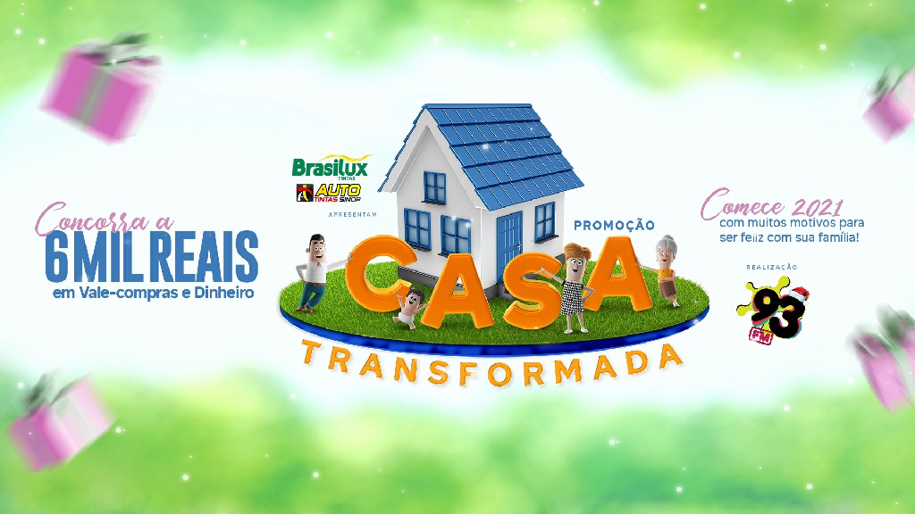 93 FM lança promoção Casa Transformada com R$ 6 mil em prêmios