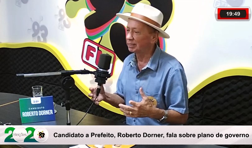 Candidato A Prefeito Roberto Dorner É Entrevistado Pela 93 FM