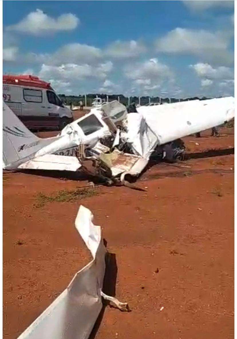 Tragédia em MT: Queda de avião deixa mortos