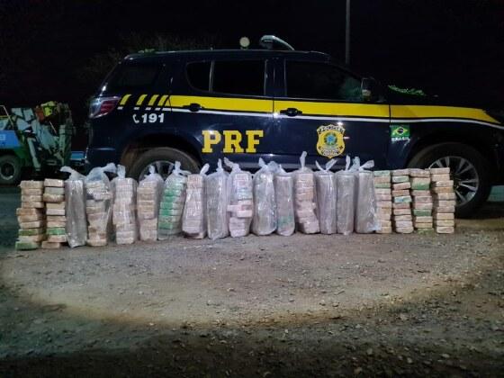 Polícia Rodoviária apreende mais de 200 kg de cocaína em caminhão