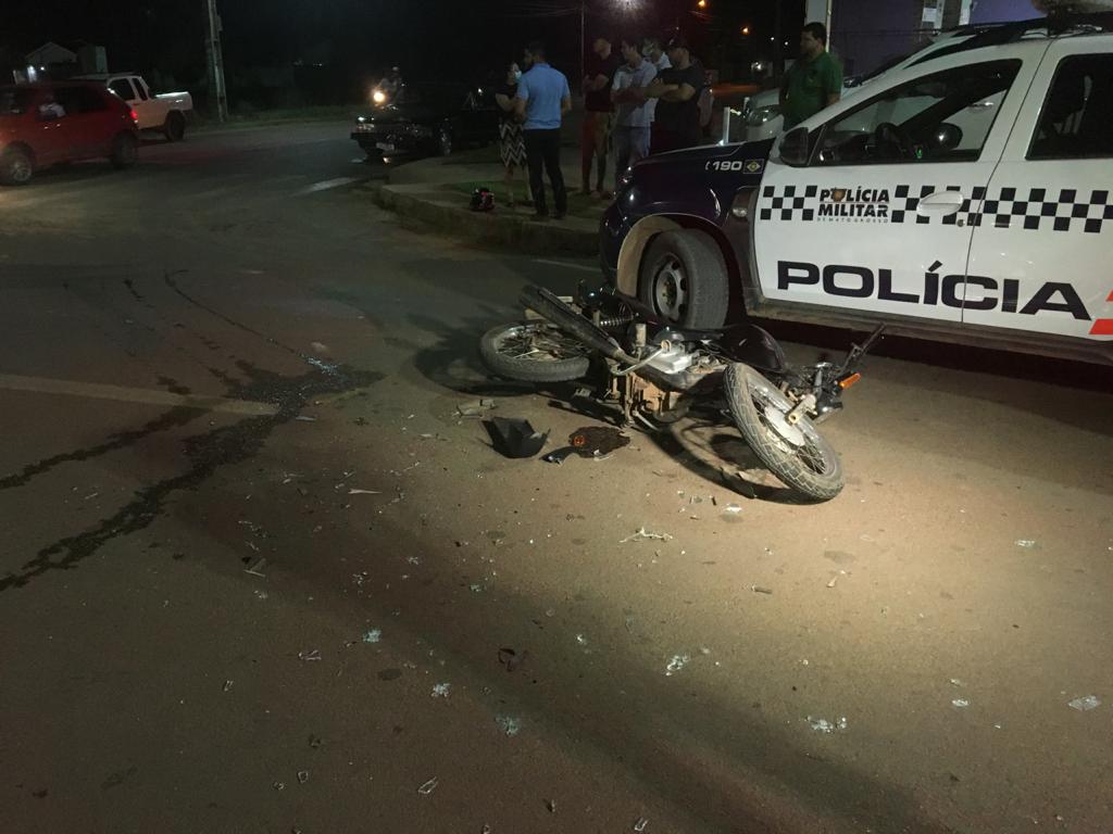 SINOP: Carro mata mulher em colisão frontal com motocicleta
