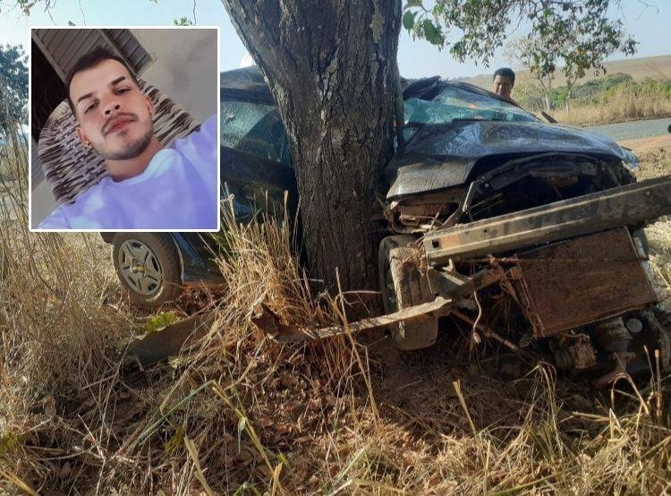 TRAGÉDIA: Jovem de 25 anos morre ao colidir veículo em árvore 1