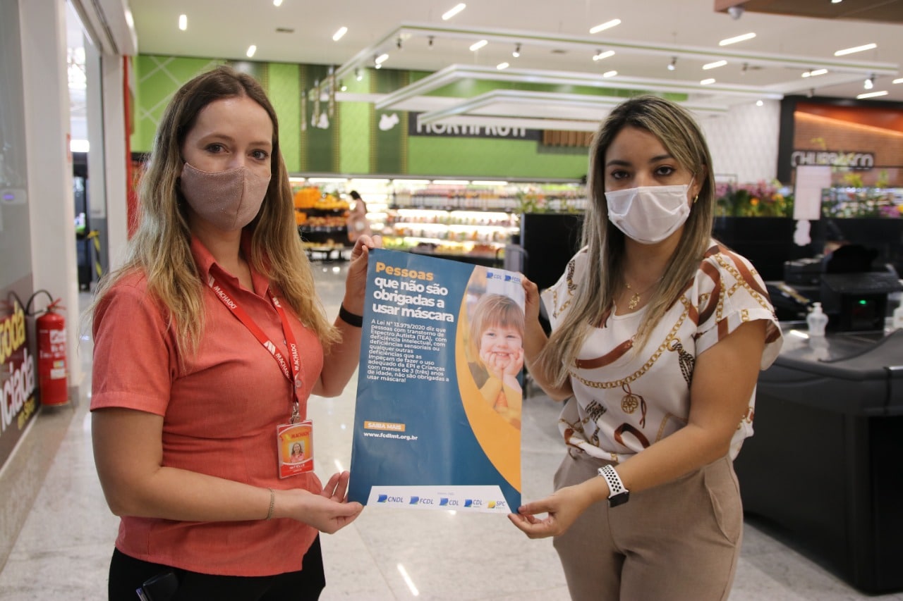 CDL Realiza campanha de conscientização sobre lei que dispensa uso de máscaras 3