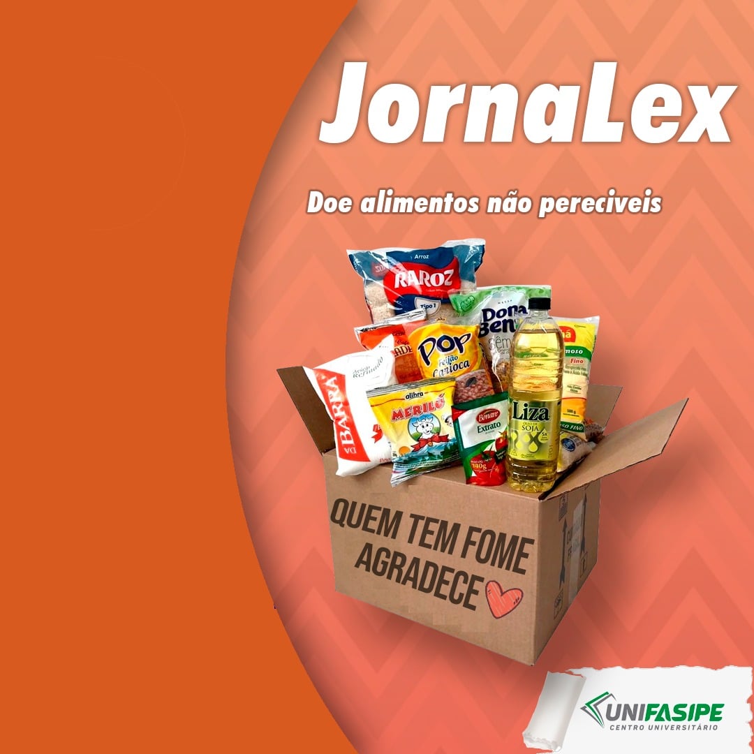 Jornalex promove arrecadação de alimentos para instituições carentes de Sinop
