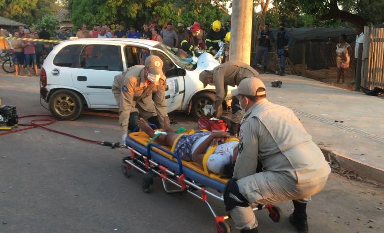 Mulher morre após veículo colidir contra poste em Sinop 6
