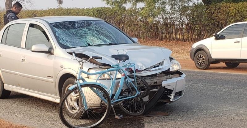 TRAGÉDIA: Ciclista morre em gravíssima colisão