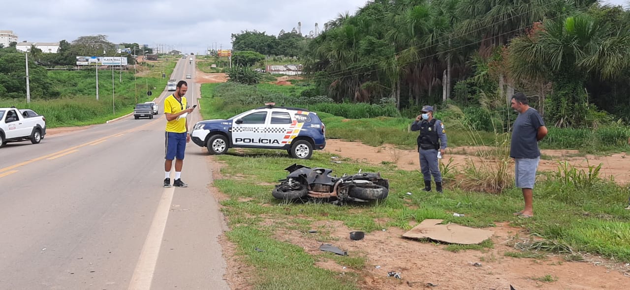 Colisão violenta de Motocicletas mata condutores em rodovia