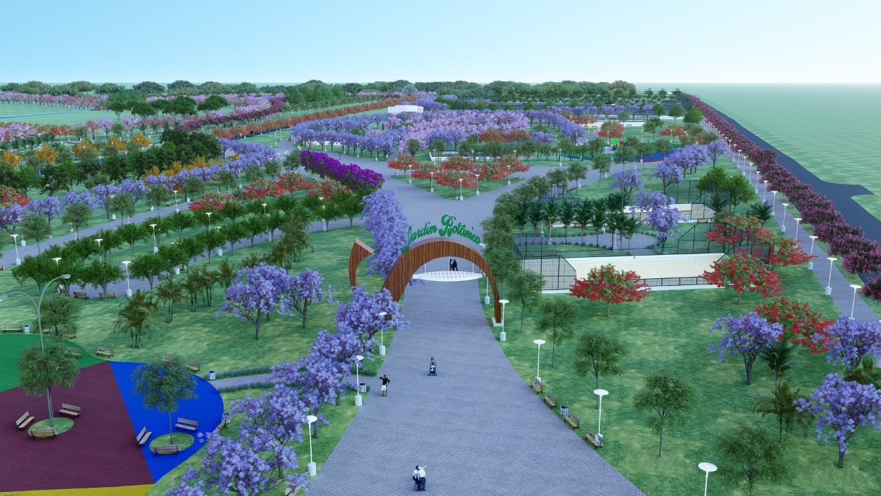 Prefeito assina ordem de serviço para início das obras do Parque Jardim Botânico de Sinop 6