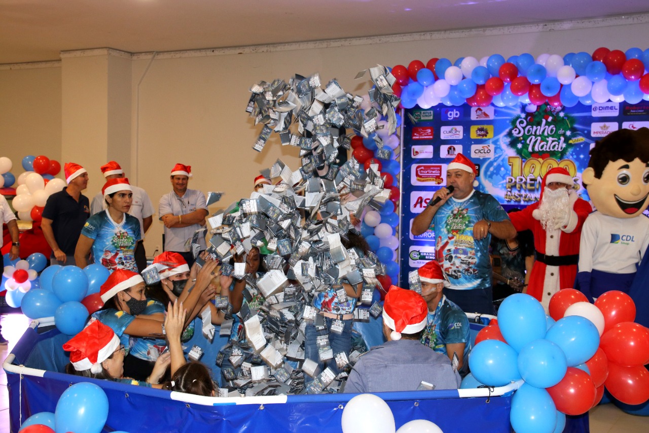 Confira ganhadores da campanha Sonho de Natal, realizada pela CDL