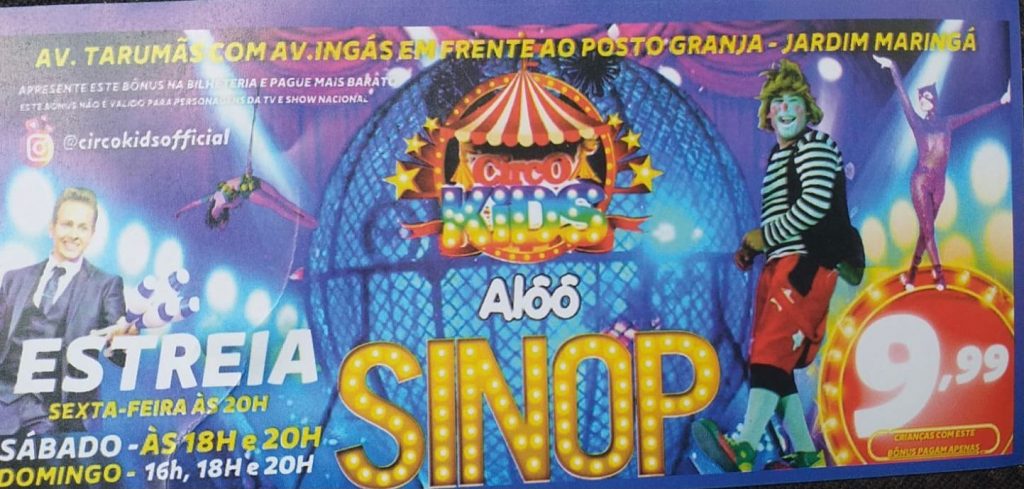 Circo Kids estreia em Sinop nesta sexta-feira (10) 2
