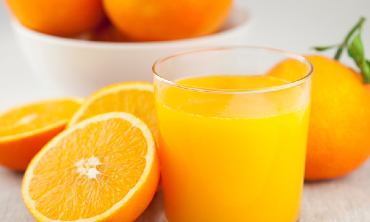 Suco natural de laranja