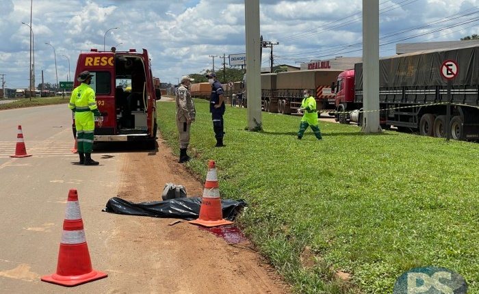 Homem morre após ser atropelado por caminhão na BR 163 8