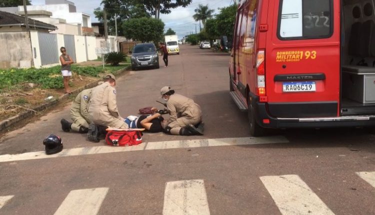 SINOP: Motociclista é arremessada após colisão violenta com veículo 13