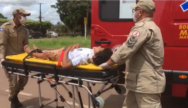 SINOP: Criança de 09 anos é atropelada por motocicleta em Avenida 11