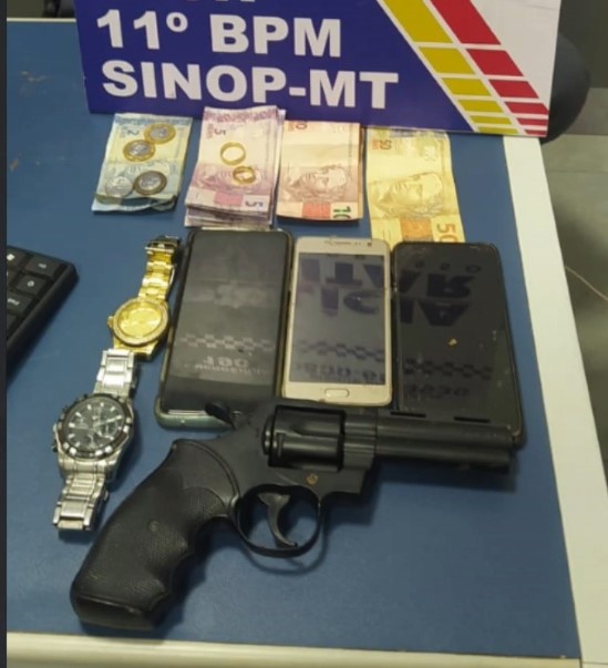 Assaltantes que roubaram farmácia são presos pela Polícia Militar de Sinop 2