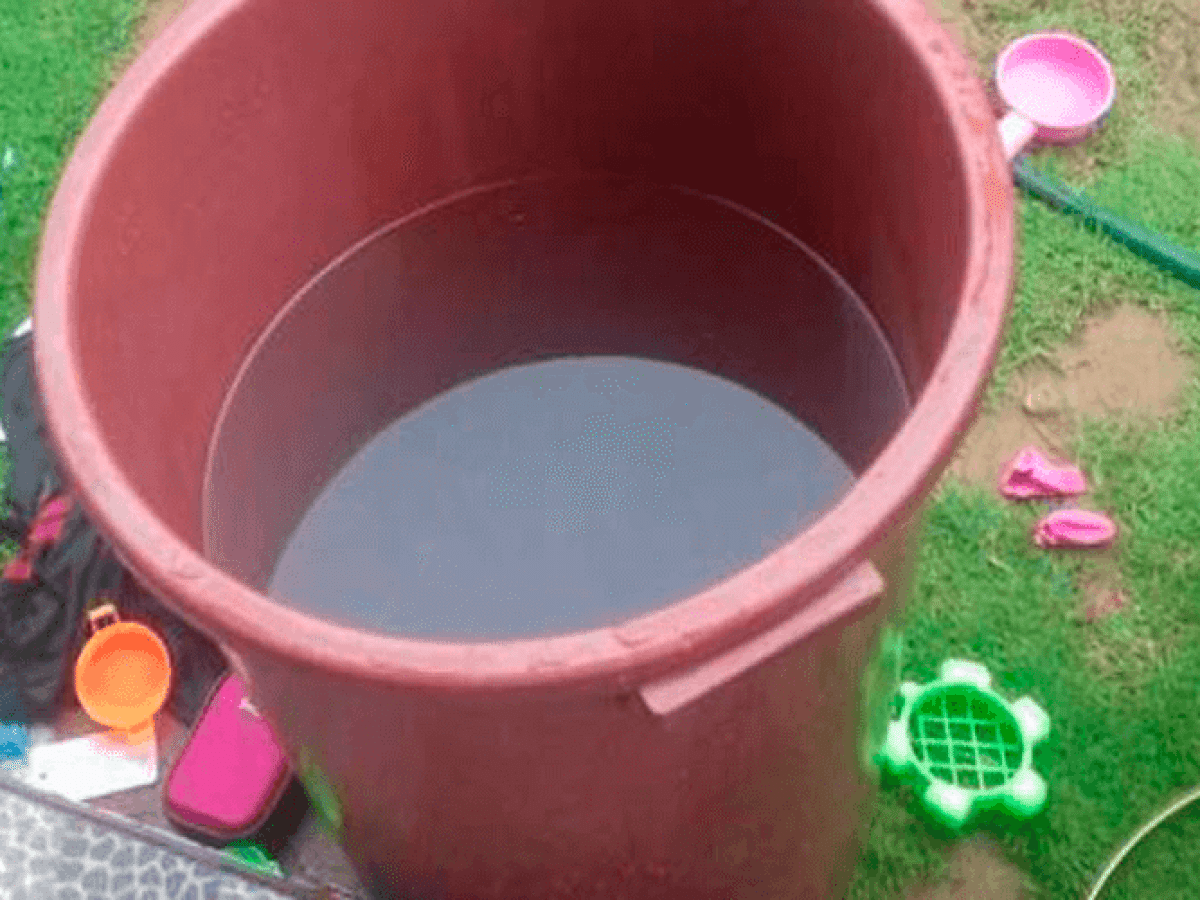 Criança de 1 ano morre após se afogar em balde com água em MT 1