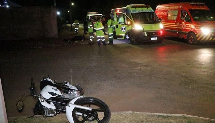 Motociclista morre após perder o controle e colidir com poste no Nortão 9
