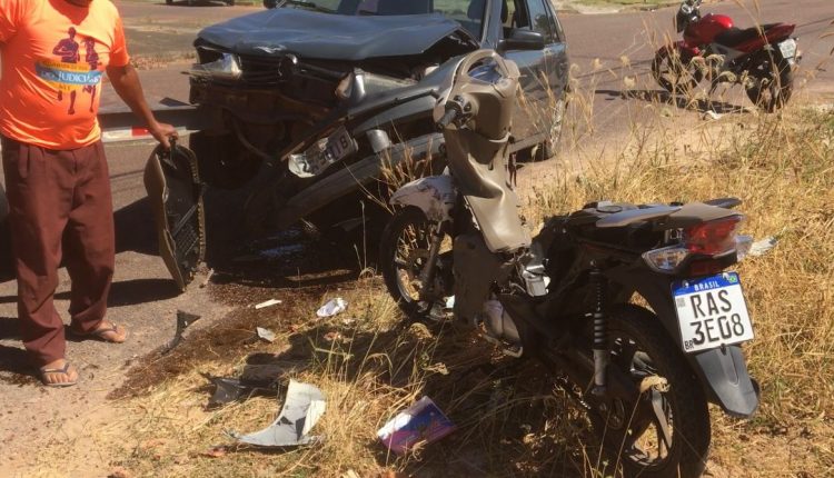 SINOP: Motociclista fica gravemente ferido após ser arremessado em acidente 5