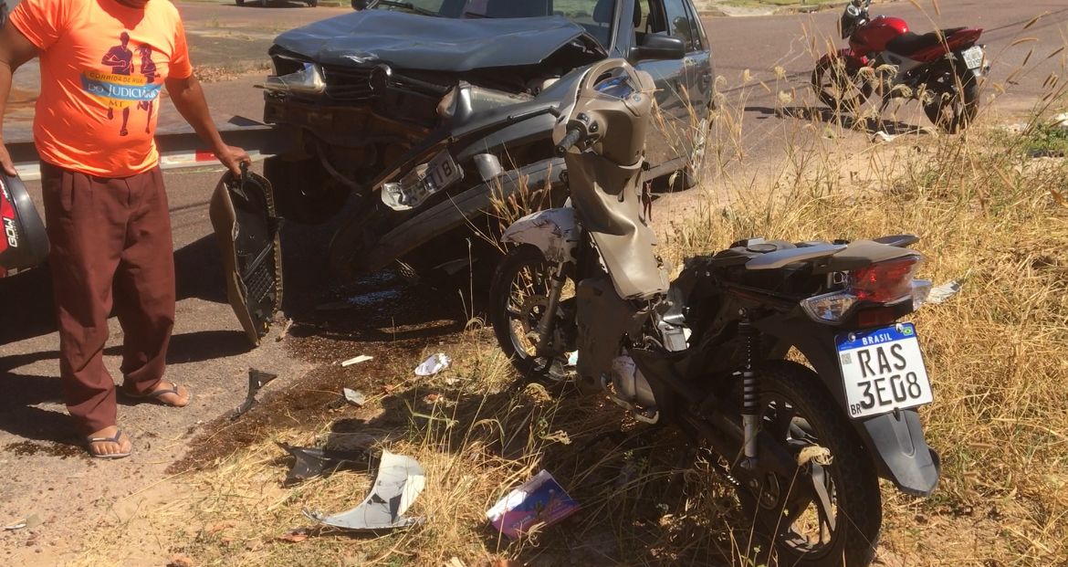 SINOP: Motociclista fica gravemente ferido após ser arremessado em acidente 9