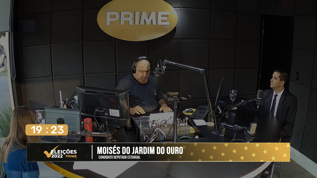 Confira A Entrevista Com O Candidato A Deputado Estadual Moisés do Jardim do Ouro Na Hits Prime FM 3