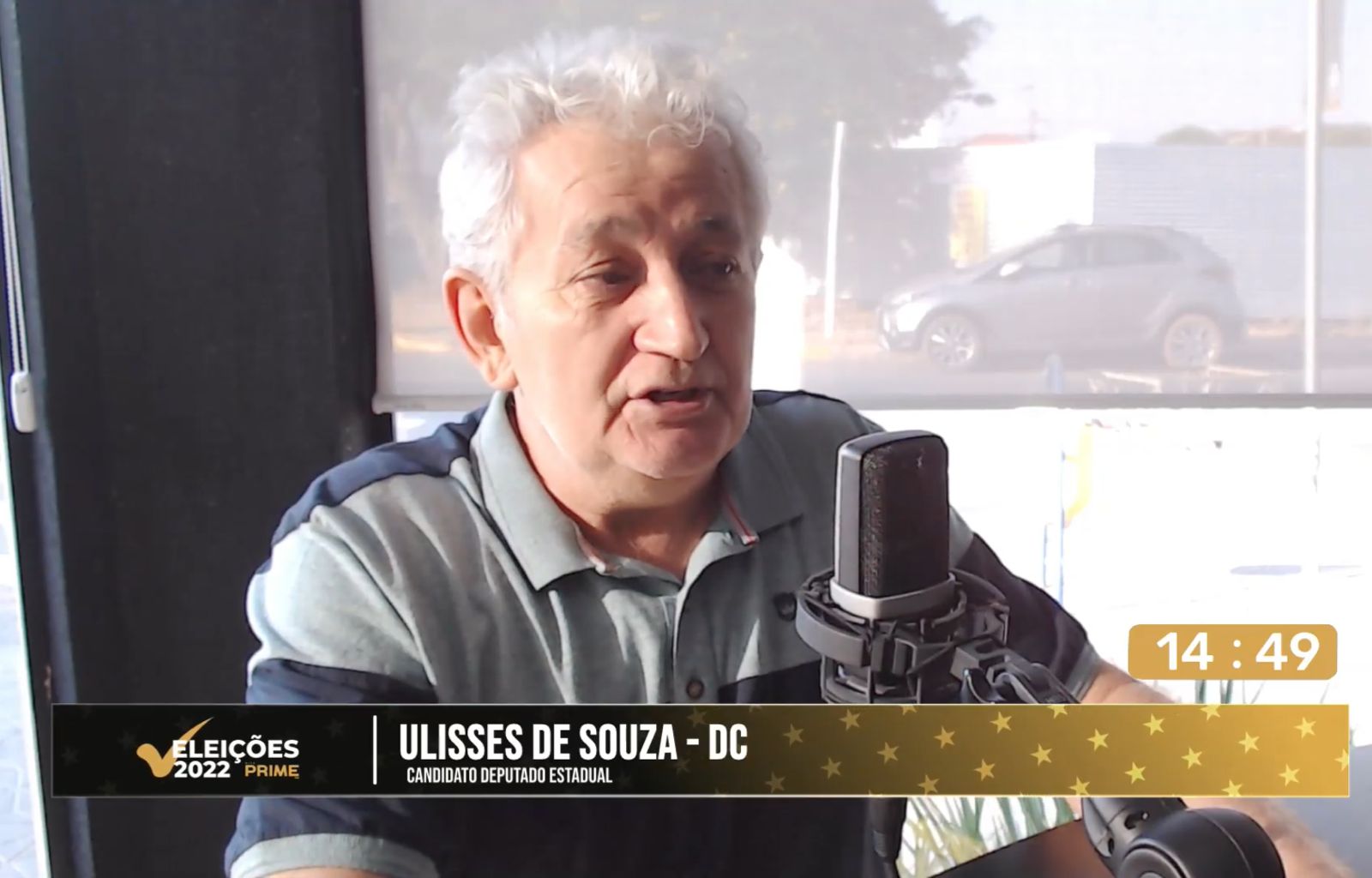 Confira a entrevista com o candidato a Deputado Estadual Ulisses de Souza Na Hits Prime FM 4