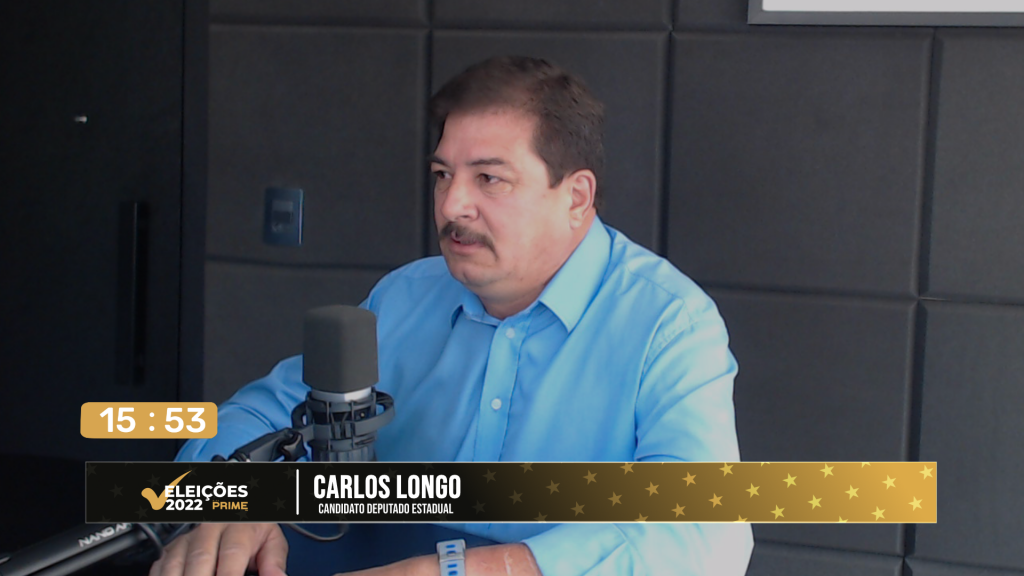 Confira a entrevista com o Candidato a Deputado Estadual Carlos Longo na Hits Prime FM