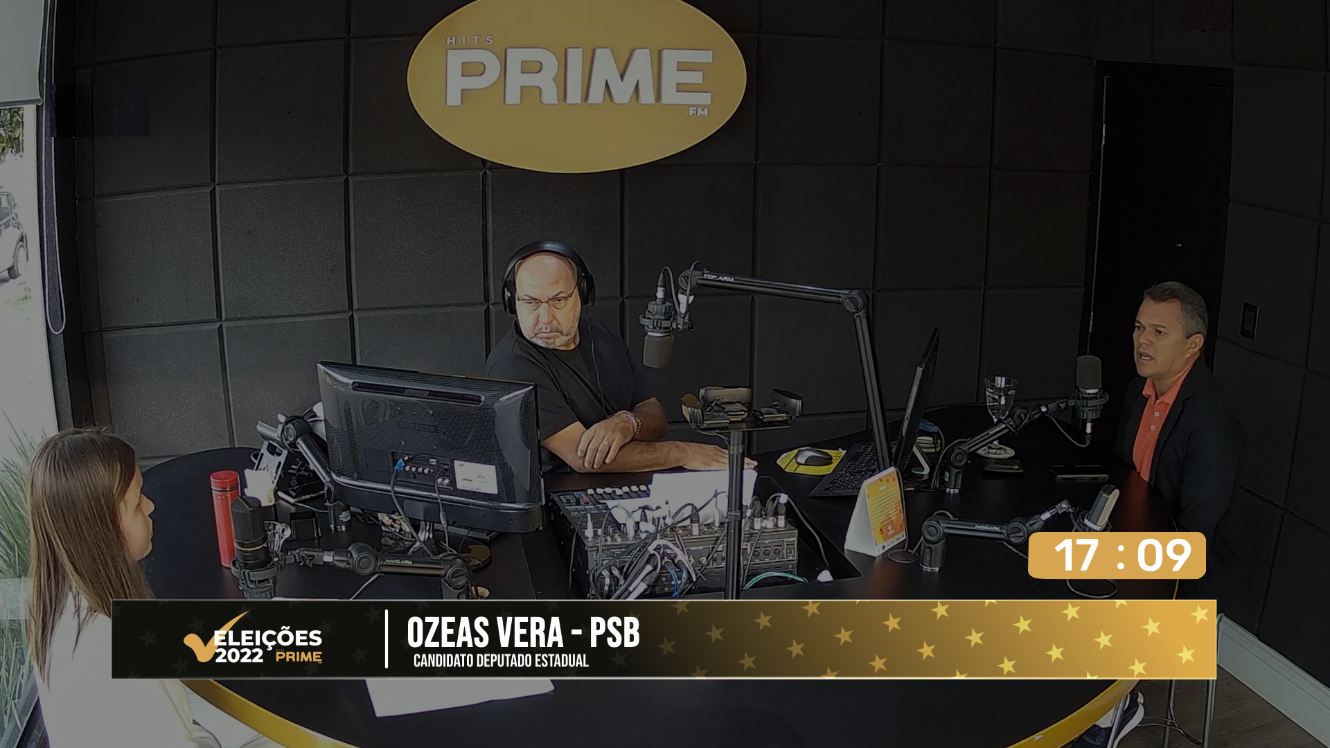 Confira a entrevista com o candidato a Deputado Estadual Ozeas Veras na Hits Prime FM 3