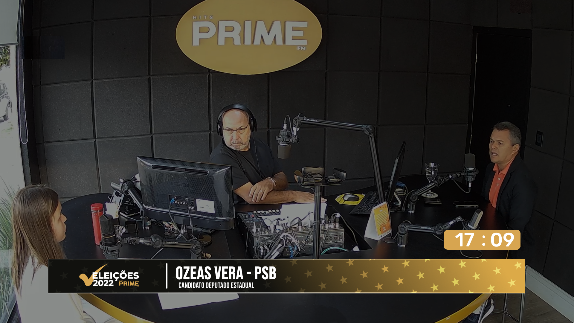 Confira a entrevista com o candidato a Deputado Estadual Ozeas Veras na Hits Prime FM 1