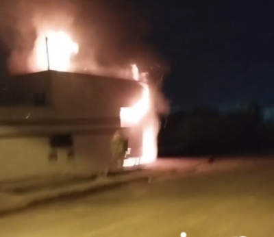 Casa pega fogo durante troca de Botijão de Gás em Sinop