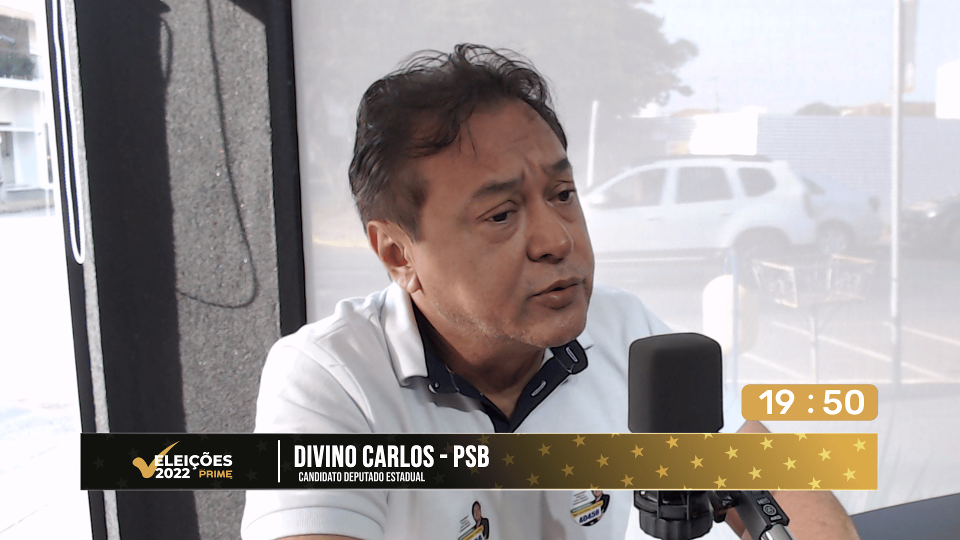 Confira a entrevista com o candidato a Deputado Estadual Divino Carlos na Hits Prime FM 3