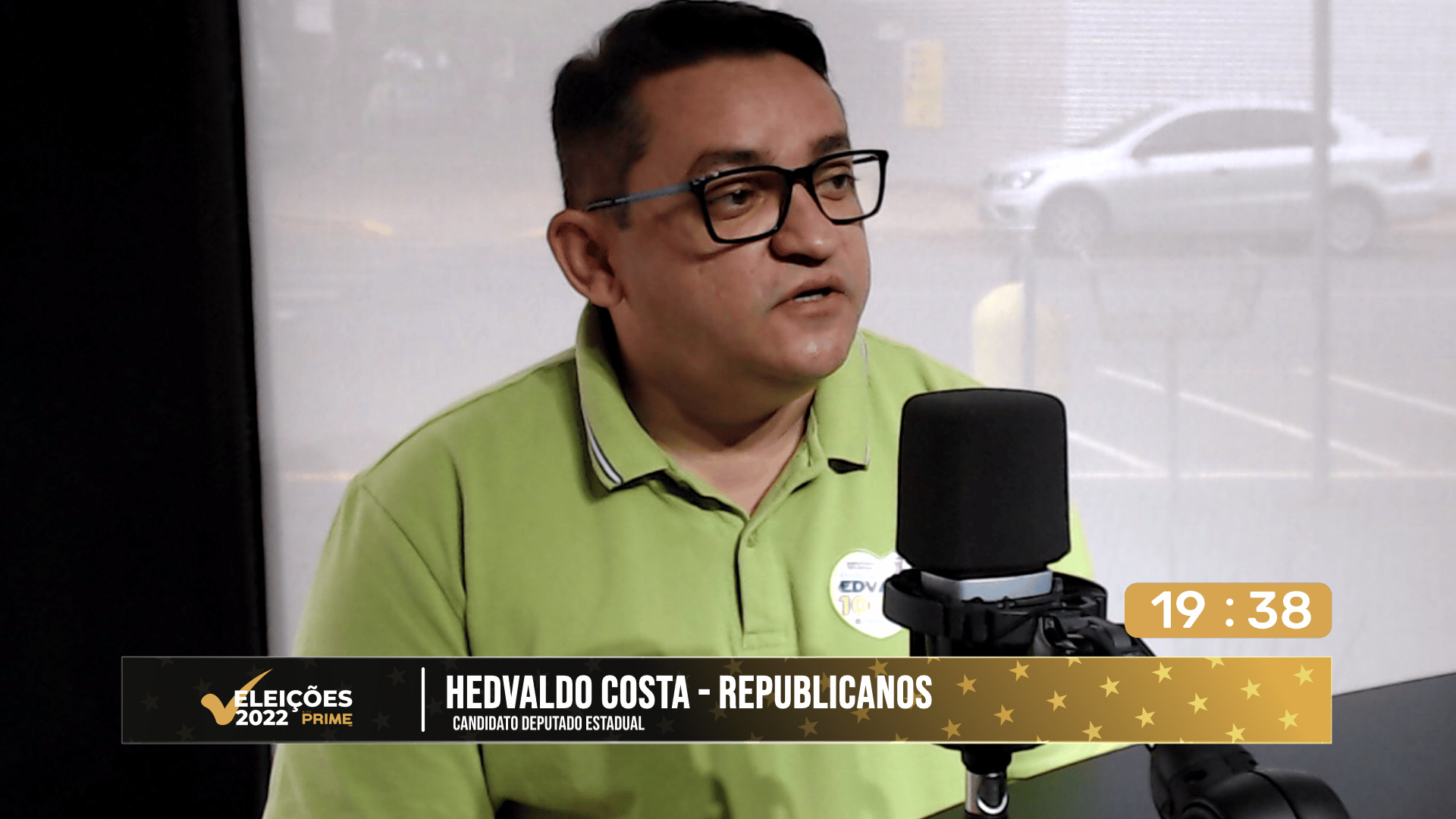 Confira a entrevista com o candidato a Deputado Estadual Hedvaldo Costa na Hits Prime FM 2