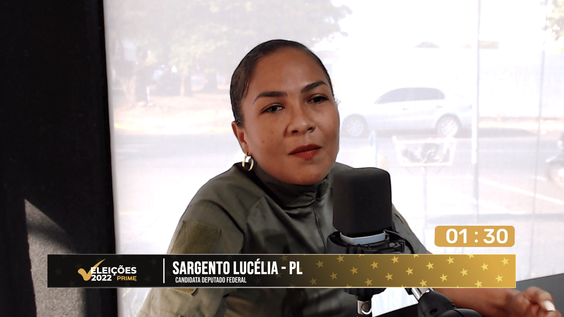 Confira a entrevista com a candidata a Deputada Federal Sargento Lucélia na Hits Prime FM 2