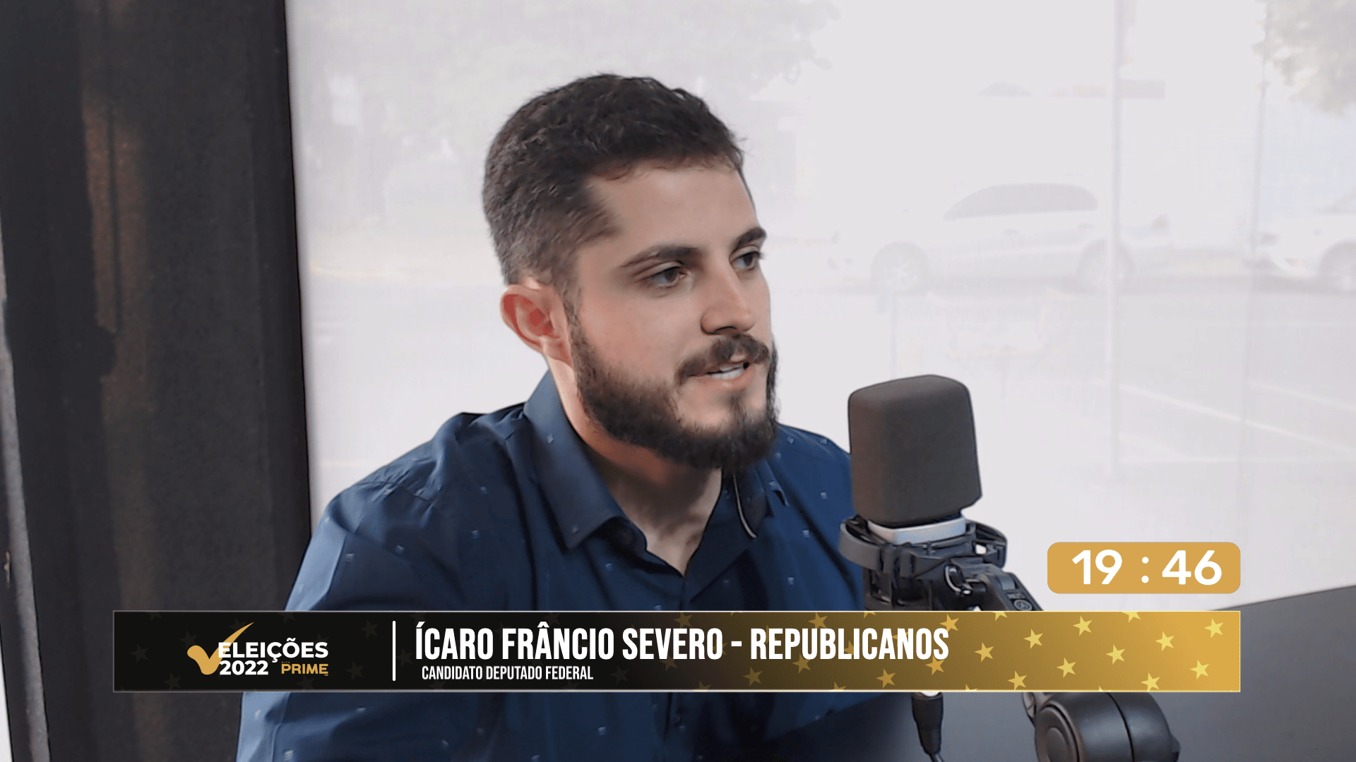 Confira a entrevista com o candidato a Deputado Federal Ícaro Severo na Hits Prime FM 2