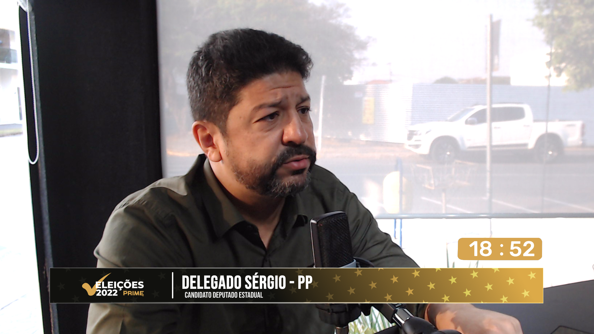 Confira a entrevista com o candidato a Deputado Estadual Delegado Sérgio Ribeiro na Hits Prime FM 3