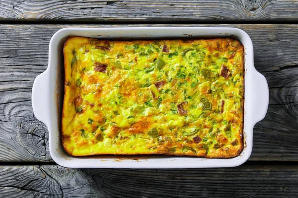 Omelete de forno com abobrinha