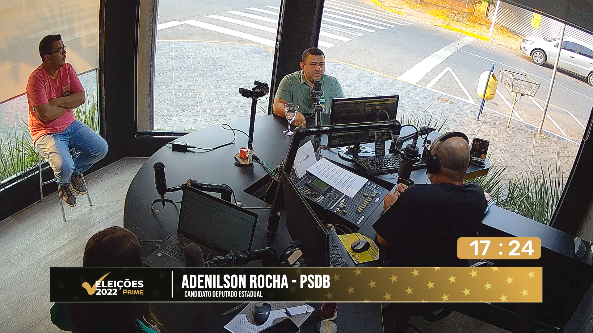 Confira a entrevista com o candidato a Deputado Estadual Adenilson Rocha na Hits Prime FM 3