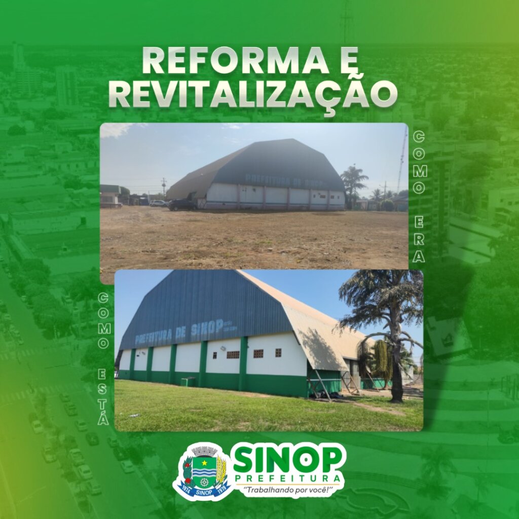 Prefeitura de Sinop começa reformas em ginásios e quadras esportivas